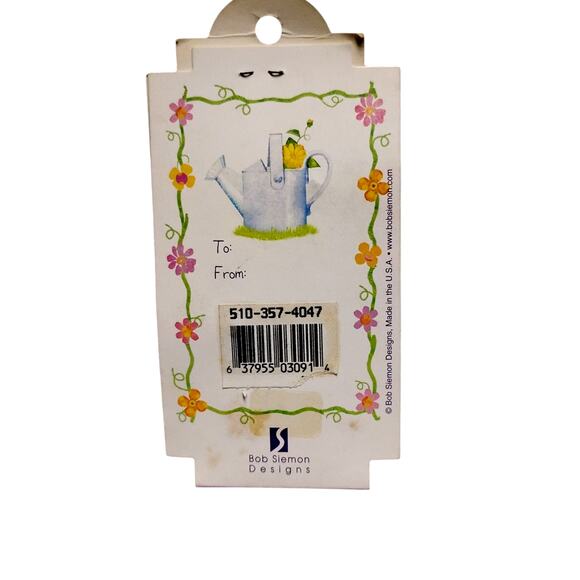 Inspirational Garden Hat Lapel Pin Pewter Tone Scripture Isaiah 61:11 π©βπΎπ±π - Picture 4 of 14